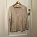 American Eagle Outfitters Sweaters | American Eagle Outfitters Oversized V-Neck Sweater | Color: Cream/Tan | Size: M