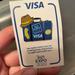 Disney Accessories | D23 Expo 2022 Exclusive Visa Luggage Disney Promo Pin Limited Edition | Color: Blue | Size: Os