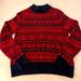 J. Crew Sweaters | J. Crew Red And Blue Fair Isle Sweater | Color: Blue/Red | Size: Xs