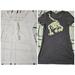J. Crew Tops | J. Crew Women's Bundle With Two Ruffle Applique Short Sleeve Cotton Shirts Sz M | Color: Gray/White | Size: M