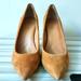 J. Crew Shoes | J Crew High Heels Suede Tan Size 7.5 | Color: Tan | Size: 7.5