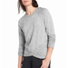 Athleta Tops | Athleta Gray Criss Cross Hem Sweatshirt - Large | Color: Gray | Size: L