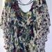 Free People Dresses | Freepeople Floral Dress With Open Back And Frill Sleeves | Color: Green/Purple | Size: M
