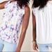 Anthropologie Tops | Anthropologie | Dolan Pastel Watercolor Tie Dye High Neck Ruffled Tank Top | Color: Blue/Purple | Size: S