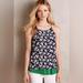 Anthropologie Tops | Anthropologie Porridge Layered Swan Print Tank Top Women’s Size S | Color: Blue/Green | Size: S