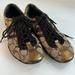 Coach Shoes | Coach Leather Brown & Gold Signature Katelyn Sneakers Size 7.5 W/Coa | Color: Brown/Gold | Size: 7.5