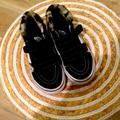 Vans Shoes | Girls Size 3.0 Velcro Low Shoe Furry Ankle Line From Vans | Color: Black/Brown | Size: 3g