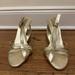 Michael Kors Shoes | Gold Michael Kors Heeled Sandals | Color: Gold | Size: 8.5