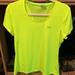 Under Armour Tops | Ladies Short Sleeve Under Armour Heat Gear Shirt. | Color: Yellow | Size: L