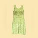 Lularoe Dresses | Lularoe Green Skater Dress Sleeveless | Color: Green | Size: L