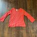 Michael Kors Tops | Michael Kors Tops | Michael Kors Coral Zipper Blouse | Color: Pink/Red | Size: Xs