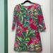 Lilly Pulitzer Dresses | Lilly Pulitzer Pomegranate Charlene Jungle Print Shift Dress Size Small | Color: Green/Pink | Size: S