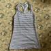 Lululemon Athletica Tops | B/W Striped Lululemon Tank Top | Color: Black/Tan/White | Size: 4