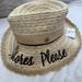 Disney Accessories | Brand New Disney Cappelli“Smores Please” Beach Straw Hat | Color: Brown/Tan | Size: Os