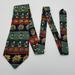 Disney Accessories | Disney Mickey Mouse Mens Neck Tie Sunflowers Stripes Vintage 90s Unlimited | Color: Green | Size: Os
