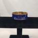 J. Crew Jewelry | J. Crew Blue And Gold Thick Bangle Bracelet | Color: Blue/Gold | Size: Os