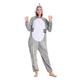 Funivals Unisex Animals Costume Adult，Plush Hooded Animals Onesie Homewear Adults，Halloween Christmas Jumpsuit Women & Men (Shark, Adult L)