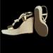 Michael Kors Shoes | Michael Kors Annie Wedge Sandals Nwot | Color: Gold/Tan | Size: 8.5
