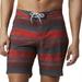 Columbia Swim | Columbia Outdoor Elements Board Short Swim Trunks Men's Sz 32 Red Gray Stripes | Color: Gray/Red | Size: 32