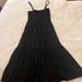 J. Crew Dresses | Jcrew Long Tiered Maxi Dress Size Xxs Color Black | Color: Black | Size: Xxs