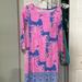 Lilly Pulitzer Dresses | Lilly Pulitzer Sophia Dress Gently Used | Color: Blue/Pink | Size: Xs