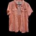 Columbia Shirts | Columbia Pfg Vented Shirt Mens Xl Coral Short Sleeve Button Shirt Fishing Logo | Color: Orange | Size: Xl