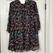 Zara Dresses | Floral Dress | Color: Black | Size: Xs