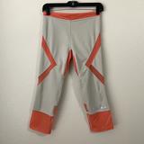 Adidas Pants & Jumpsuits | Adidas Stella Mccartney Womens Size Small Capri Orange Gray 094221 | Color: Orange | Size: S