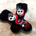 Disney Shoes | Disney Jack Skellington Slipper Socks | Color: Black/Red | Size: Both Pairs Of Slipper Socks