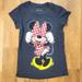 Disney Shirts & Tops | Disney Minnie Mouse Girls Grey Peek A Boo Short Sleeve Shirt Size 6/6x | Color: Gray/Red | Size: 6g