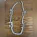 Anthropologie Jewelry | Anthropologie White/Pearl Necklace Euc | Color: White | Size: Os