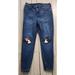 Disney Jeans | Disney High Rise Skinny Jeans Mickey & Minnie | Color: Blue/Red | Size: 13j
