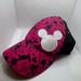 Disney Accessories | Disney Parks Pink Mickey Hat | Color: Black/Pink | Size: Os