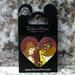 Disney Jewelry | Disney Parks Beauty And The Beast Pin Split Heart Rose Love Character Belle | Color: Red | Size: Os