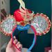 Disney Accessories | Disney Parks Main Attraction Dumbo Minnie Ears | Color: Blue/Red | Size: Os