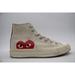 Converse Shoes | Converse Chuck Taylor Women's 6 Hi X Cdg Comme Des Garcons Play White 150205c | Color: White | Size: 6