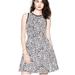 Kate Spade Dresses | Kate Spade Stefania Women’s Sleeveless Leopard Animal Print Jaquard Flare Dress | Color: Black/White | Size: M