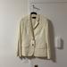 J. Crew Jackets & Coats | Jcrew Cream Cotton Suit Jacket With Skirt Size 4 | Color: Cream/Tan | Size: 4