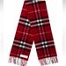 Burberry Accessories | Burberry Children Classic Cashmere Scarf Kids Scarf | Color: Black/Red | Size: Os