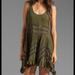 Free People Dresses | Free People Trapeze Slip Dress | Color: Blue/Green | Size: S