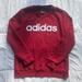 Adidas Tops | Large Red Adidas Sweatshirt | Color: Red/White | Size: L