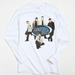 Urban Outfitters Tops | New Urban Outfitters Tee Small Backstreet Boys Group Long Sleeve Tshirt White Uo | Color: Black/White | Size: S