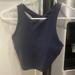 Athleta Tops | Athleta Transcend Workout Top In Navy | Color: Blue | Size: S