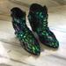 Free People Shoes | Free People Out Till Down Sequin Booties | Color: Blue/Green | Size: 8.5