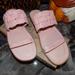 Free People Shoes | Free People Woven River Perfect Pink Leather Strap Sandals Size 9.5 Women's New | Color: Pink | Size: 9.5