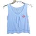Disney Tops | Disney Tank Top Womens Medium Blue Embroidered Lace | Color: Blue | Size: M