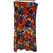 Lularoe Skirts | Lularoe Colorful Floral Stretch Maxi Skirt Women Xl Foldover Waist Multicolor | Color: Black/Red | Size: Xl