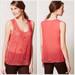 Anthropologie Tops | Anthropologie Moulinette Soeurs Glisten Beaded Tank Top In Pink Rose Small | Color: Gold/Pink | Size: 6