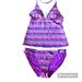 Athleta Swim | Athleta Tulum T-Back Tankini. Top Is Medium. Bottoms Are Large. Purple/Pink. | Color: Pink/Purple | Size: Top Medium/Bottoms Large