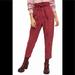 Free People Pants & Jumpsuits | Free People Nightfall Vegan Suede Pant Queen Pomegranate Size 4 | Color: Red | Size: 4